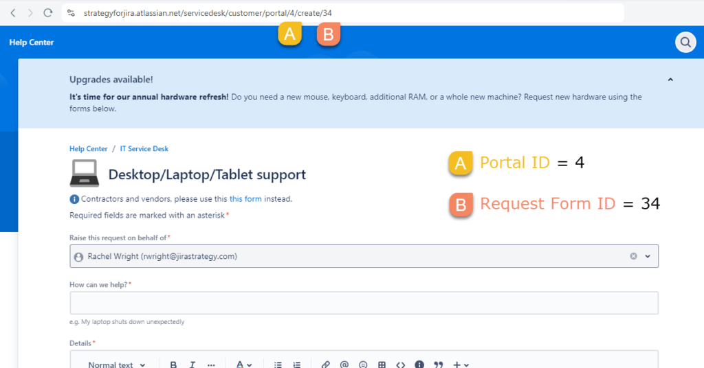 Parameters in Jira URLs